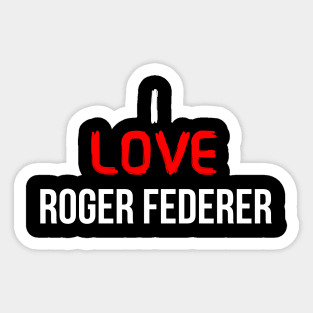 Roger Federer v2 Sticker